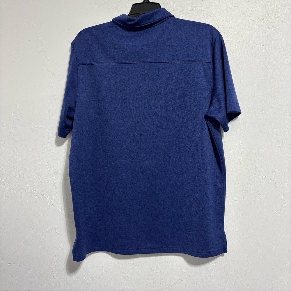 Oakley Regular Fit Short Sleeve Polo Men's Large Blue Athletic Casual FLAW Shirt - Picture 5 of 9